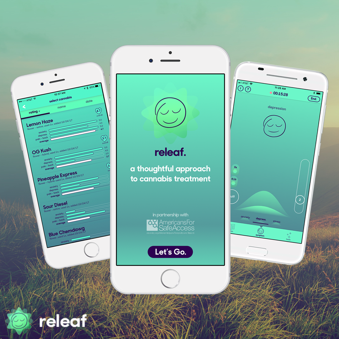 Introducing Releaf App Track your session in Real-time!